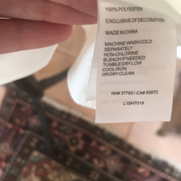 Laundry Marshmallow Embroidered Top WM 14 - Picture 10 of 11